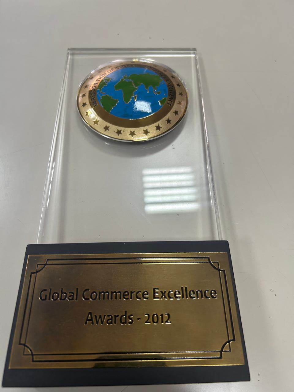 Global Commerce Excellence Award received by TOS Lanka for outstanding export performance